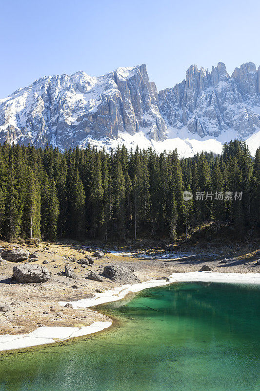 爱抚湖- Karersee, Trentino-Alto Adige，意大利